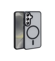 Samsung Galaxy S23 FE Uyumlu Kılıf M-safe Şarj Özellikli Mat Arka Yüzey Zore Sio Kapak (Siyah)