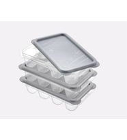 Silikonlu Mini 3'Lü Buzmatik Kapaklı Set