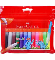Faber-Castell Jumbi-Neon Floresan Markör12'li Poşet