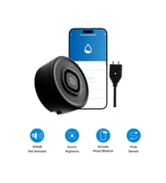 Şımart Akıllı Su Kaçağı Dedektörü Problu, 100dB Alarm Sesli, Uygulama Bildirimli