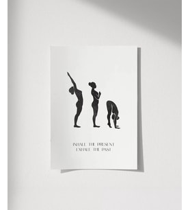 Çerçevesiz Poster Geçmişi Bırak (Çok Renkli)