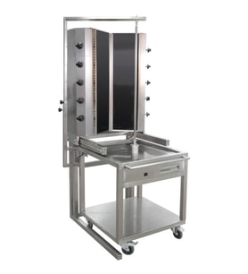 Öztiryakiler Gazlı Döner Ocağı, Arabalı, 10 Radyanlı, Camlı, 55 Gud Cva