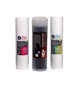 Ihlas Su Arıtma Cihazı Filtresi 3'lü Ön Filtre Paketi 1 Mikron Sediment Filtreli