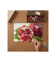 Nar Suyu - Taze Meyve Suyu Tasarımı 240 parça Ahşap Puzzle Ahşap Kutuda MP01901