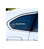Cupra Yan Cam Sticker Oto Kapı 20 Cm X 7 Cm Hologram c83