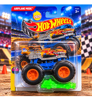 Hot Wheels Airplane Mode Turuncu Köpek Balığı Tasarımlı Büyük Tekerlekli Oyuncak Araba