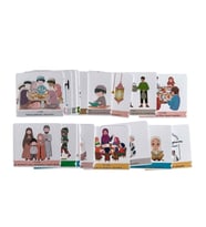 30 Adet Ramazan Etkinlik Kartları 9x10 cm (Çok Renkli)