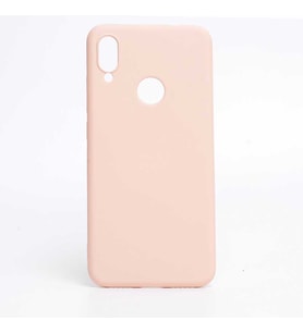 Huawei P smart 2019 Kılıf İçi Kadife Özel Tasarım Esnek Yumuşak Pürüzsüz (Pembe)