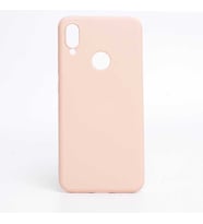 Huawei P smart 2019 Kılıf İçi Kadife Özel Tasarım Esnek Yumuşak Pürüzsüz (Pembe)