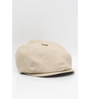 Erkek %100 Cotton Yazlık İngiliz Kasket Şapka (Bej)