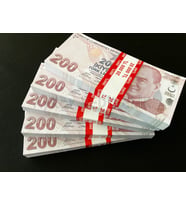 YENİ 500 ADET 200 TL GEÇERSİZ EĞLENCE OYUN ŞAKA  DÜĞÜN PARASI