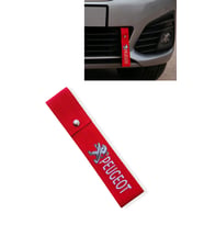 Peugeot Uyumlu Kırmızı Renk Yüksek Kalite Tampon Dili & Çeki Ipi