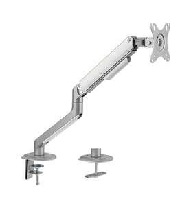 Brateck 17-32 inç Uyumlu Amortisörlü Gümüş Monitör Kolu (LDT63-C012)