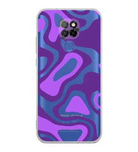 PrintiFy General Mobile GM 20 Uyumlu Kamera Korumalı Renkli Desen Tasarımlı Şeffaf  Kılıf