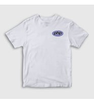 Presmono Unisex Çocuk Beyaz Php Coder Programmer Developer Yazılımcı T-Shirt 337460tt (Beyaz)