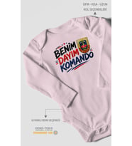 Benim Dayım Komando! Uzun Kollu Çıtçıtlı Bebek Body