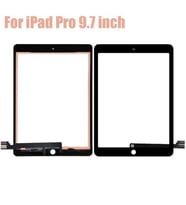 IPad Pro 9.7 A1673/A1674 Ön Cam Dokunmatikli Touch Orjinal (Siyah)