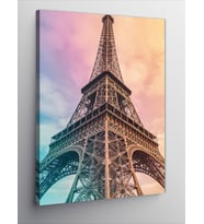 Kanvas Tablo Eiffel Kulesi Gün Batımı