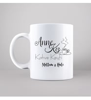 Anne Kız Kahve Keyfi Tasarımlı Kupa Kişiye Özel