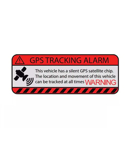 4 adet Gps Tracing Takip Etiketi Uyarı Yapıştırması 10cm  md7