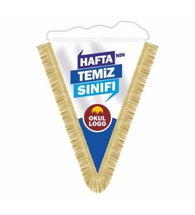 Haftanın Temiz Sınıfı Püsküllü Flama 25x35 cm