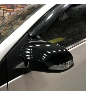 Sts Oto Aksesuar Toyota Yaris 2012-2015 Batman Yarasa Ayna Kapağı Piano Black Abs Plastik BATMAN