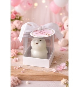 Mumelia Candles Tatlı Tavşan - Doğal Soya Kutulu Hediyelik Mum - 15 Adet