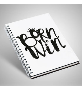 Born To Win Motto Defter