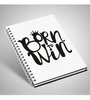 Born To Win Motto Defter