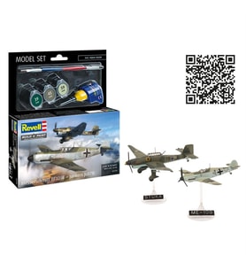 Revell Model Set Uçak Messerschmitt Bf109E Ju87B Stuka 63770
