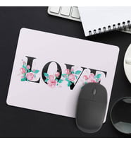 Love Yazılı Romantik Mousepad