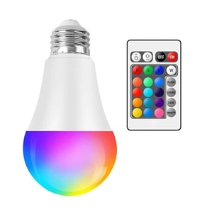 AL-LL9RGB 9 Watt Kumandalı 800 Lumen RGB Işık E27 Led Ampul (4767)