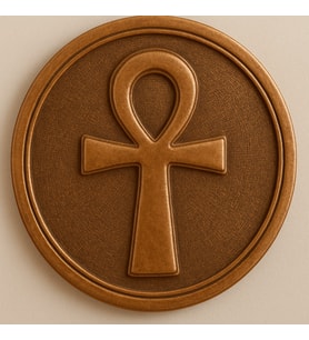 Ankh – Mısır yaşam sembolü – El Yapımı Büyük Boy Bakır Tılsım 40cm