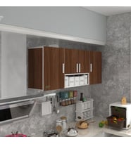 Kenzlife hazır mutfak floro22 cvz 060*150*22 mutfak banyo dolabı kapaklı raflı (Karışık)