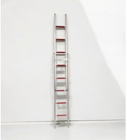 2*2=4 MT OVAL İKİ PARÇALI SÜRGÜLÜ MERDİVEN (Gri)