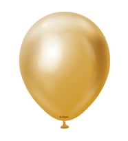 Gemar Parti Doğum Günü Organizasyon Balon - 28 Cm. - Ivory - Altın - 100 Adet