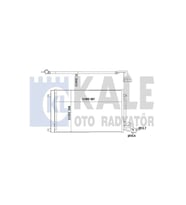 Volkswagen Polo 2008- Skoda Rapid 2008- Klima Radyat&ouml;r&uuml; 614X331X16 6R0820411AA Wisco