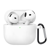 Microsonic Airpods 4.Nesil / ANC Liquid Silicone Lansman Beyaz (Beyaz)