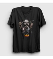 Presmono Unisex Siyah Band Lordi T-Shirt 375490tt