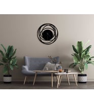 BK Home Dekoratif 45cm Ahşap Duvar Saati-16 (Beyaz)