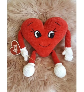 Aşk Yastık Amigurumi Organik Oyuncak