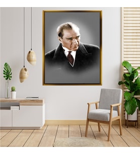 ÇERÇEVELİ ATATÜRK TABLO S234