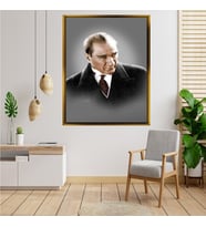 ÇERÇEVELİ ATATÜRK TABLO S234