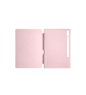 Samsung Galaxy X610 Tab S9 Fe Plus 12.4 Kılıf Kalemlikli Mars Tablet Kılıfı - Rose Gold