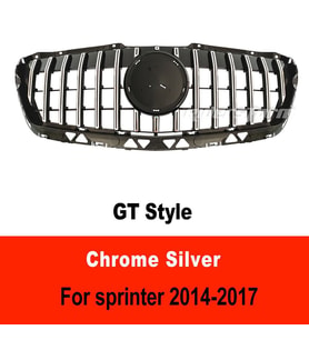 Mercedes Sprinter w906 gtr ön panjur ızgara seti krom-siyah 2014-2017 arası