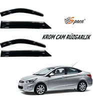Drs Tuning Krom Cam Rüzgarlığı 1.Mm Hyundai Accent Blue 2012- 4 Lü 440