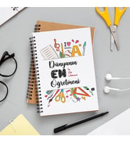 Öğretmenler Günü Tasarımlı Defter