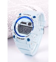 Silikon Kordonlu 3 atm Su Geçirmez Unisex Kız Erkek Çocuk Kol Saati ST-304276