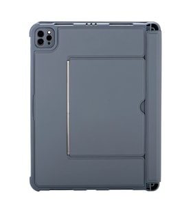 Pilelistore   T5510D iPad Pro 13 (2024) Kılıf Palermo Ledli Klavyeli Standlı Tablet Kılıfı - Siyah