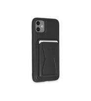 Çınarcık Dev iPhone 11 Kılıf HD Deri Luxury Magnet Kartvizitli Kapak - Koyu Yeşil
